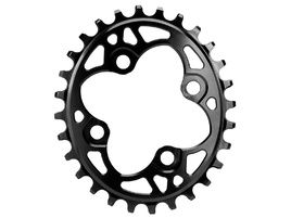 Absolute Black Oval Narrow Wide 64 mm BCD Chainring Black 2022