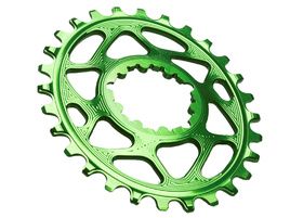 Absolute Black Oval Direct Mount Sram Chainring Green 2022