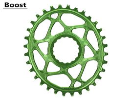 Absolute Black Oval Narrow Wide Direct Mount Race Face Chainring Boost Green 2022
