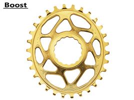 Absolute Black Oval Narrow Wide Direct Mount Race Face Chainring Boost Gold 2022