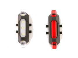 MSC LED security lights set front + rear USB