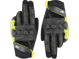 Racer Rampage Gloves Black and Yellow