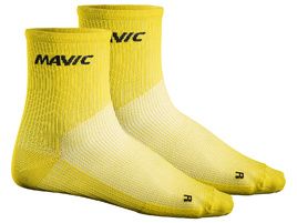 Mavic Cosmic Mid Socks Yellow 2018