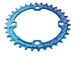 Race Face Narrow Wide 104 mm Single Chainring Blue