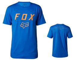 Fox Contended Tech Tee Shirt Sleeve Blue 2018