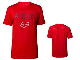 Fox Contended Tech Tee Shirt Sleeve Red 2018