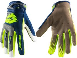 Kenny Track Gloves Navy Lime 2019