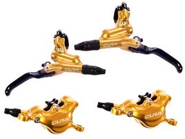 Formula Cura disc brake set Gold without rotor and adapter 2024