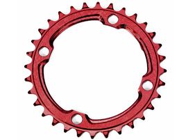 Race Face Narrow Wide 104 mm Single Chainring Red 2024