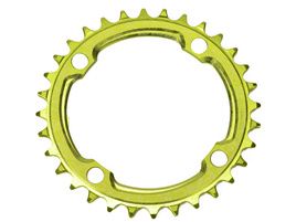 Race Face Narrow Wide 104 mm Single Chainring Green 2024