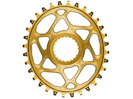 Absolute Black Oval Direct Mount Chainring for Shimano Gold 2023