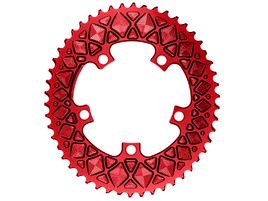 Absolute Black Premium Road Oval 110/5 Chainring (No Sram) - Red 2023