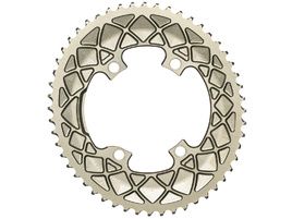 Absolute Black Premium Road Oval 110/4 Chainring M9100/8000  - Champagne 2022