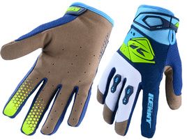 Kenny Track Gloves Cyan Neon Yellow 2020