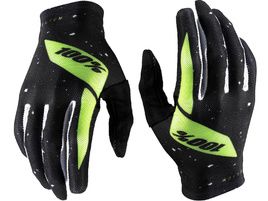 100% Celium Gloves Black/Fluo Yellow