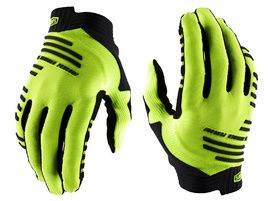100% R-Core Gloves Fluo Yellow