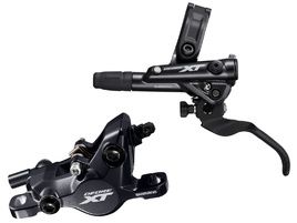 Shimano XT M8100 front disc brake without rotor and adapter Black 2023