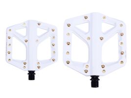 Crank Brothers Stamp 1 Pedals White/Gold 2021