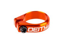 Deity Circuit Bolt Seat Clamp - Orange 2023