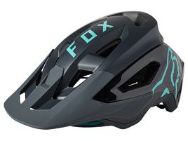 Fox Speedframe Pro Helmet Black and Teal 2021