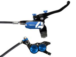Hope Tech 4 V4 Rear disc Brake Black / Blue - Standard Hose 2024