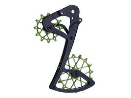 Garbaruk Rear derailleur Cage and Pulley for Sram 11/12 S - Black / Green 2023