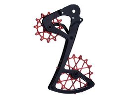 Garbaruk Rear derailleur Cage and Pulley for Sram 11/12 S - Black / Red 2023