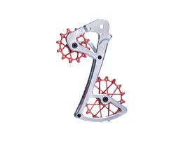 Garbaruk Rear derailleur Cage and Pulley for Sram 11/12 S - Silver/ Red 2023