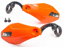 AVS Hand Guard with plastic support - Neon Orange