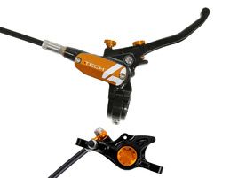Hope Tech 4 X2 Rear Disc Brake Black / Orange 2024