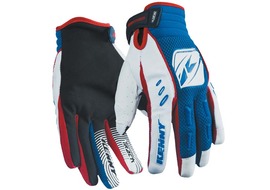 Kenny Track Gloves Blue White Red 2015