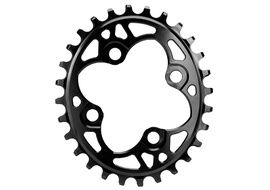 Absolute Black Oval Narrow Wide 64 mm BCD Chainring Black 2022