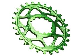 Absolute Black Oval Direct Mount Sram Chainring Green 2022