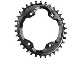 Absolute Black Oval Narrow Wide Sram 94 mm BCD Chainring Black 2023