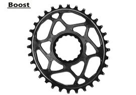 Absolute Black Oval Narrow Wide Direct Mount Race Face Chainring Boost Black 2023