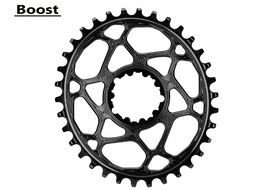 Absolute Black Oval Direct Mount Chainring for Sram Boost Black 2023