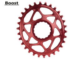 Absolute Black Oval Narrow Wide Direct Mount Race Face Chainring Boost Red 2023