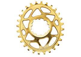 Absolute Black Oval Direct Mount Sram GXP Chainring Gold 2022