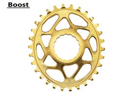Absolute Black Oval Narrow Wide Direct Mount Race Face Chainring Boost Gold 2022
