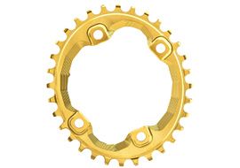 Absolute Black Oval Narrow Wide Shimano XT M8000 Chainring Gold 2022