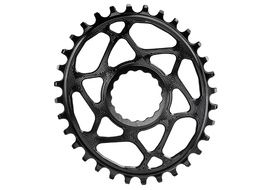 Absolute Black Oval Narrow Wide Direct Mount chainring for Race Face Black 2023