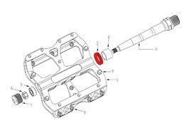 Reverse Components Axle stops set for Escape pedals