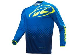 Kenny Factory Jersey Blue and Neon Yellow 2019