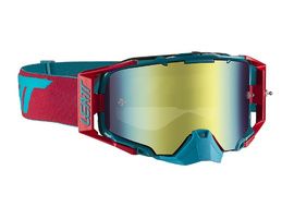Leatt Velocity 6.5 Iriz Goggle - Red/Teal - Bronz Lense 2021