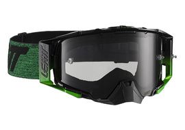 Leatt Velocity 6.5 Goggle - Black/Green - Smoke Lense 2021