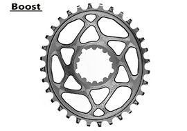 Absolute Black Oval Direct Mount Chainring for Sram Boost Titanium 2023