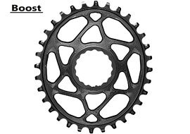 Absolute Black Oval Race Face Boost Chainring for Shimano HG+ 12 S chain Black 2023