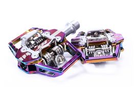 HT Components T1 Clipless Pedals Oil Slick