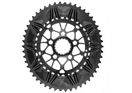 Absolute Black Spidering Road Oval Chainring Set for Cannondale 2022