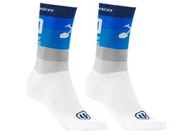 Mondraker Racing High Socks Blue Grey 2021
